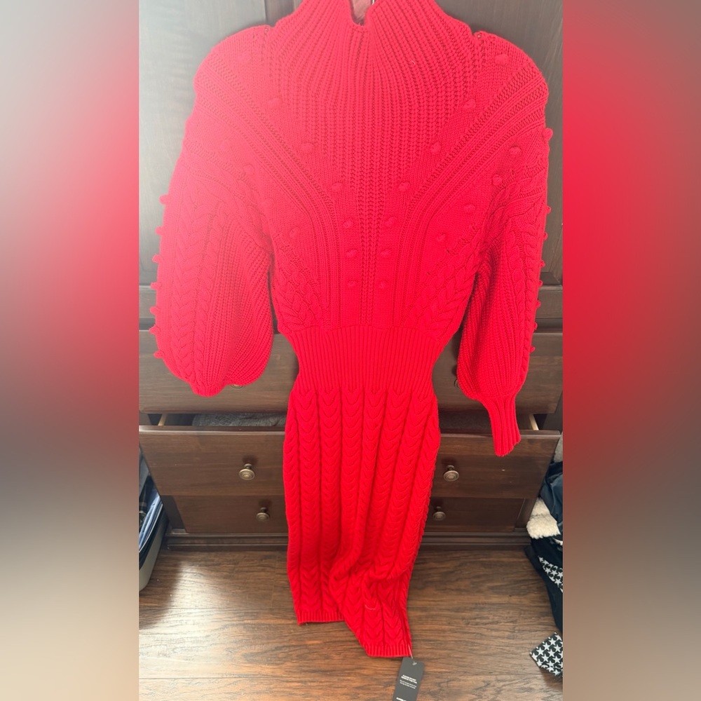 Karen Millen Bubble Sweater Dress XS